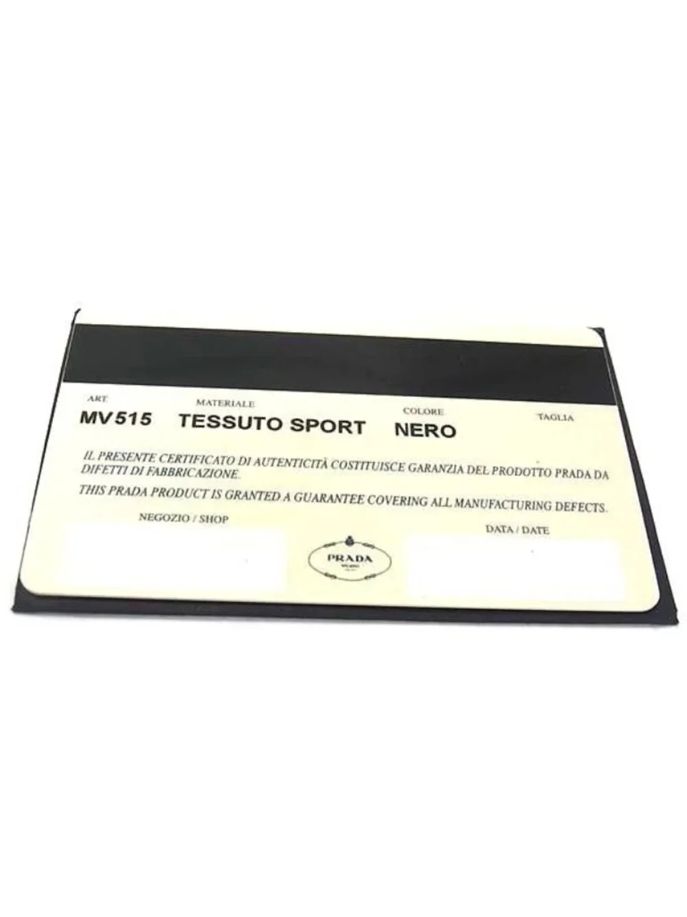 Prada Tessuto Nylon Handbag Pouch Black